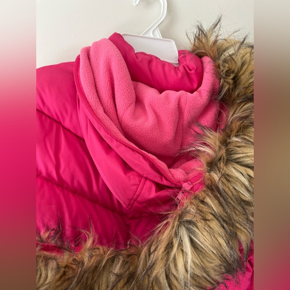 Arizona Jean Company Girls Winter Jacket, Pink, Size M (10/12) - Picture 10 of 13